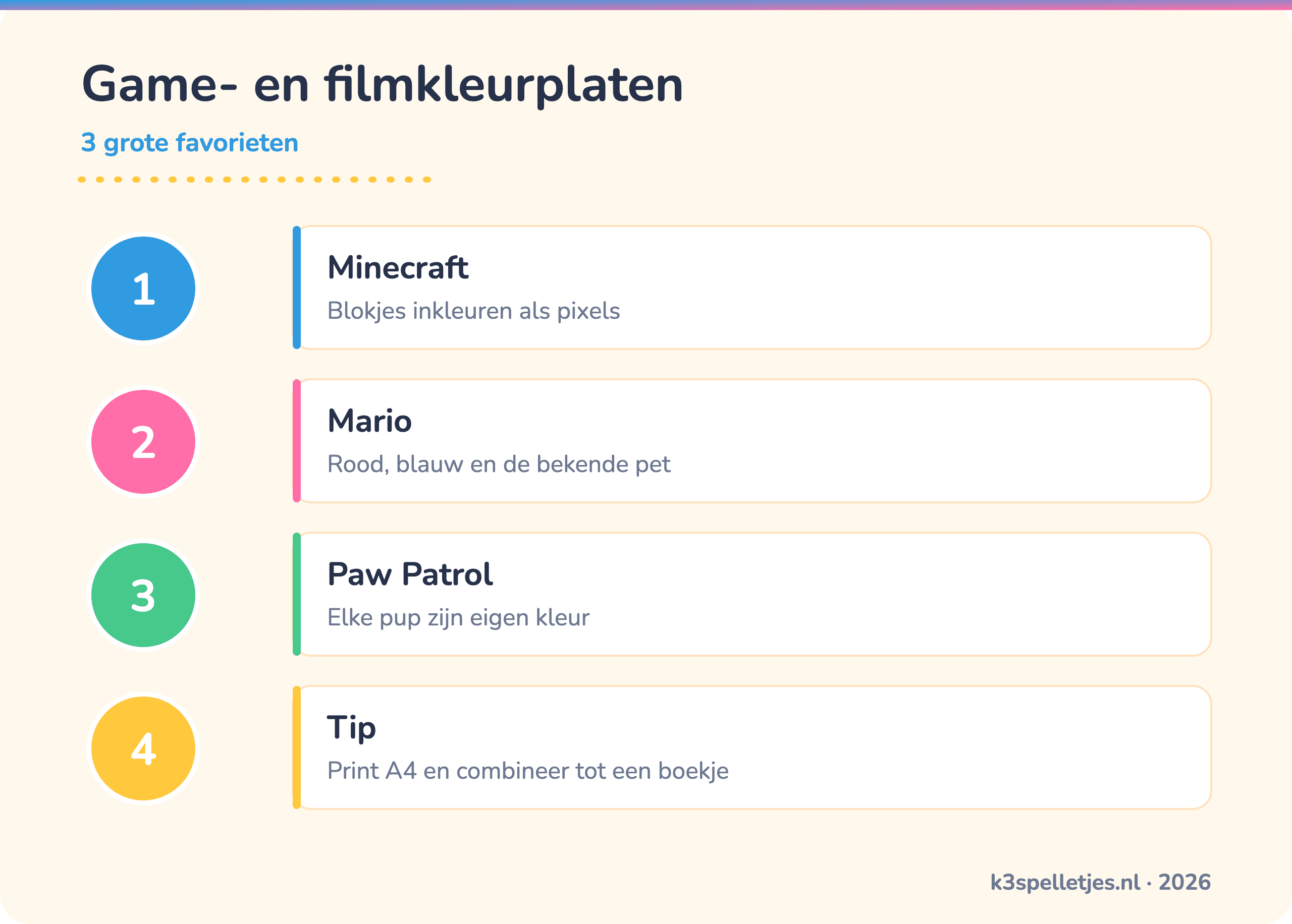Game- en filmkleurplaten